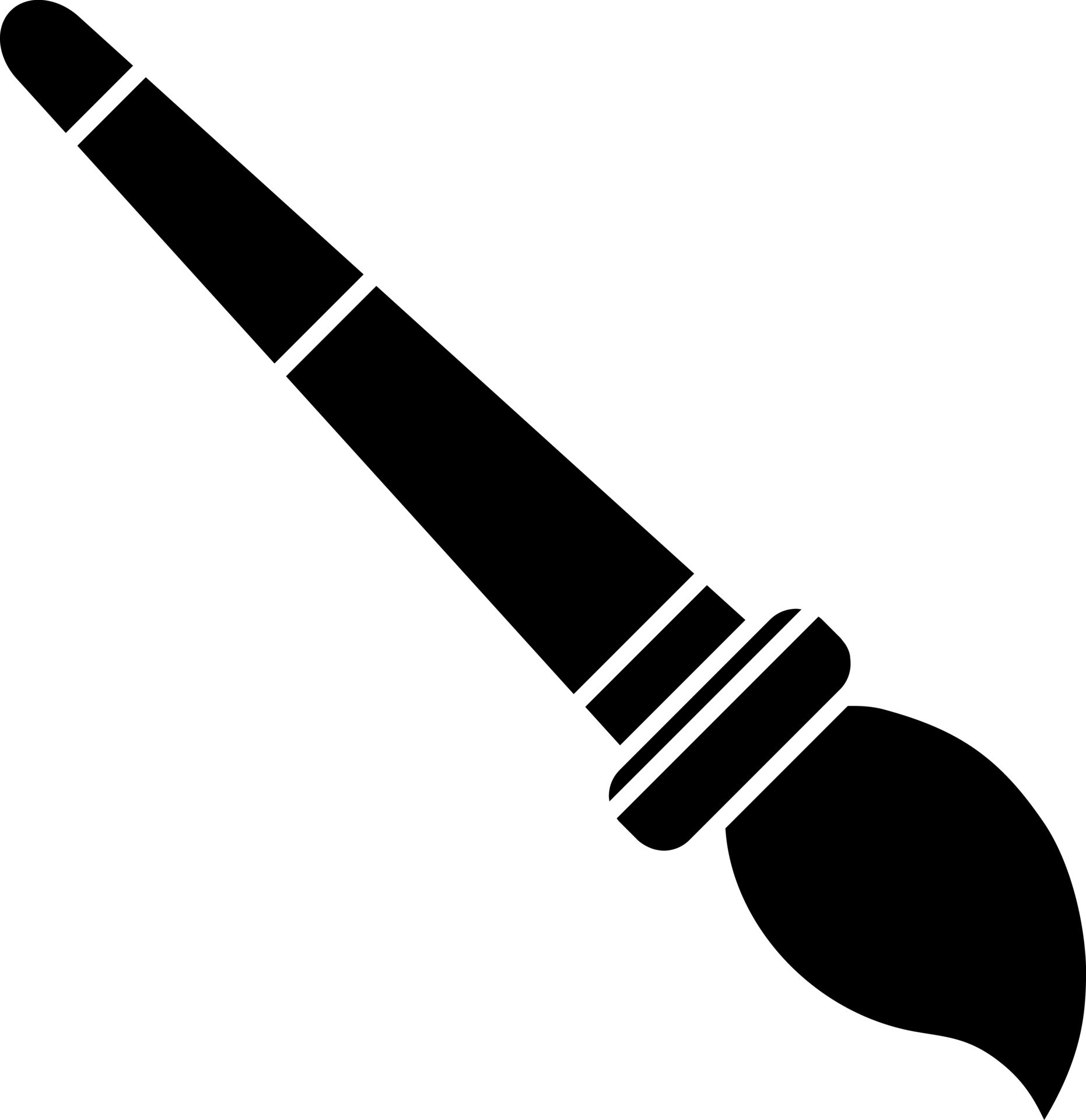 Drawing brush icon in flat style. 24244968 Vector Art at Vecteezy