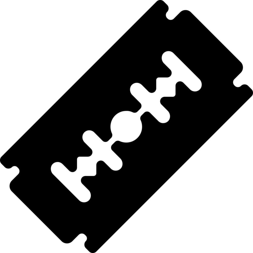 Razor blade icon. vector