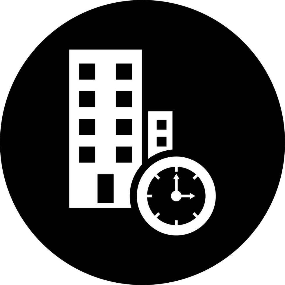 ilustración de empresa hora icono. vector