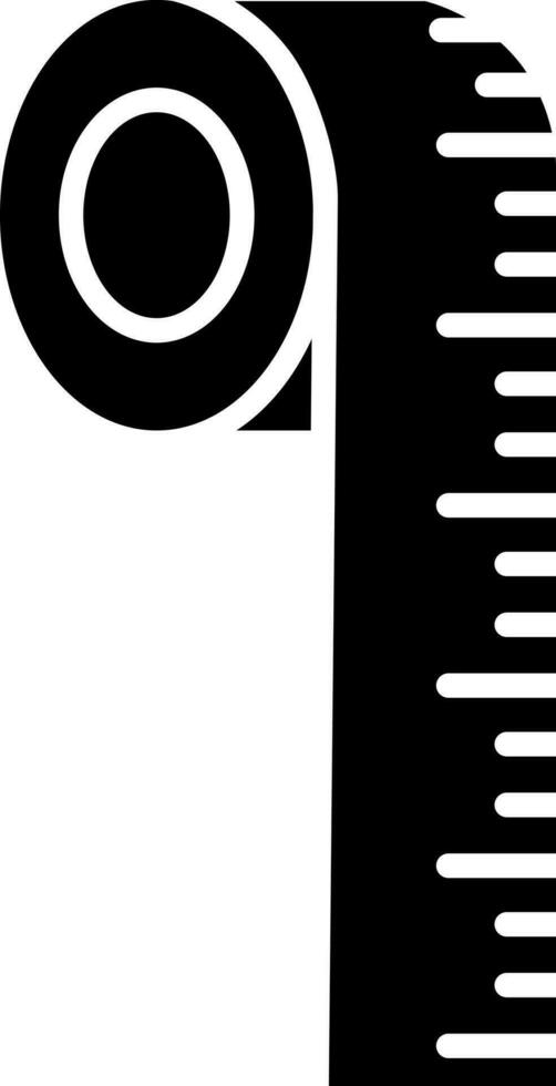 Flat style ruler icon or symbol. vector