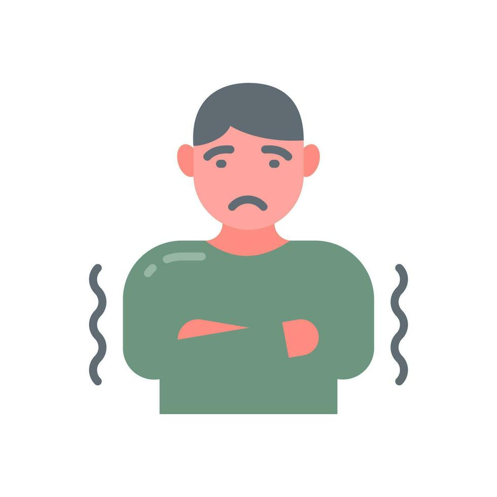 Hypothermia icon in vector. Illustration vector