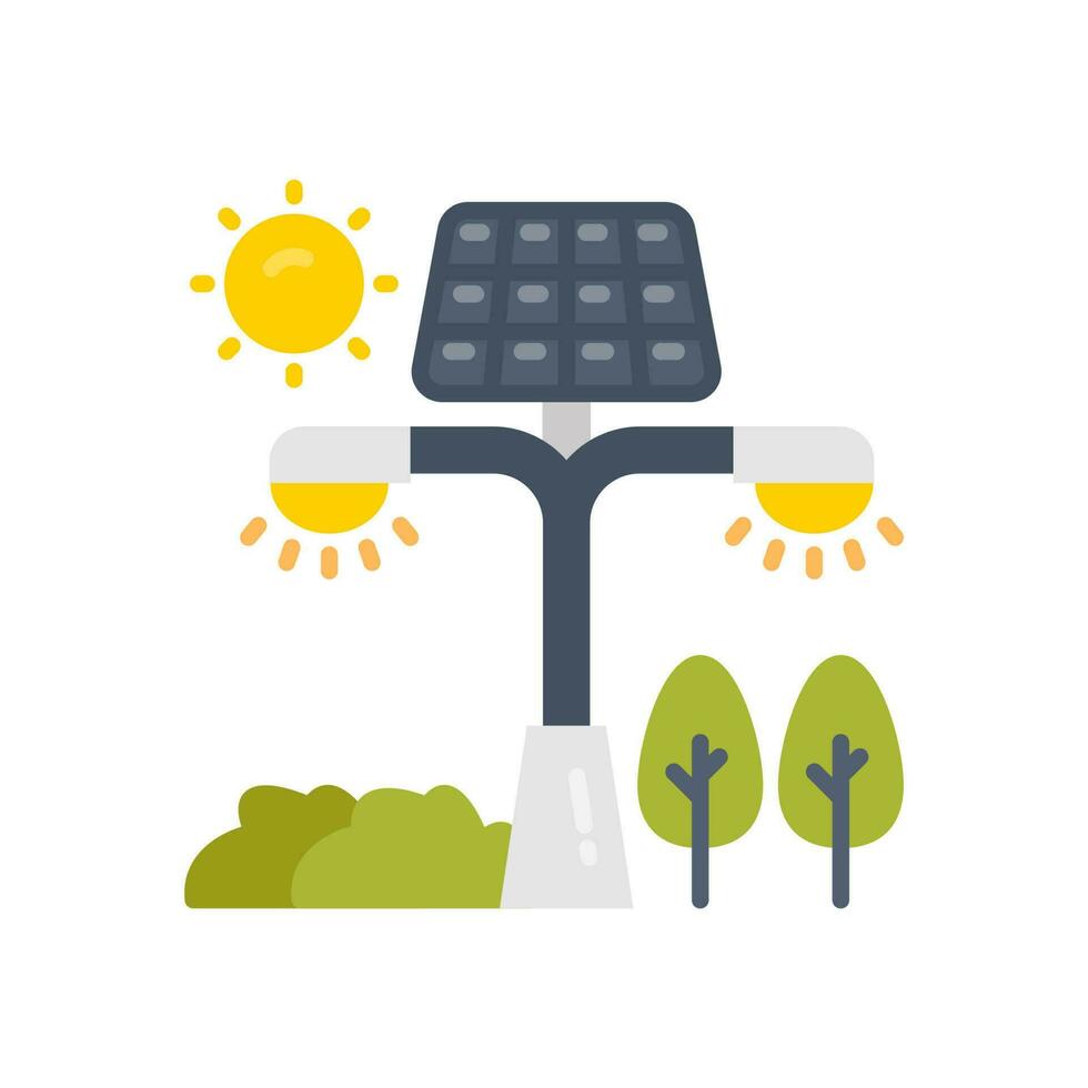 Street Light icon in vector. Illustration vector