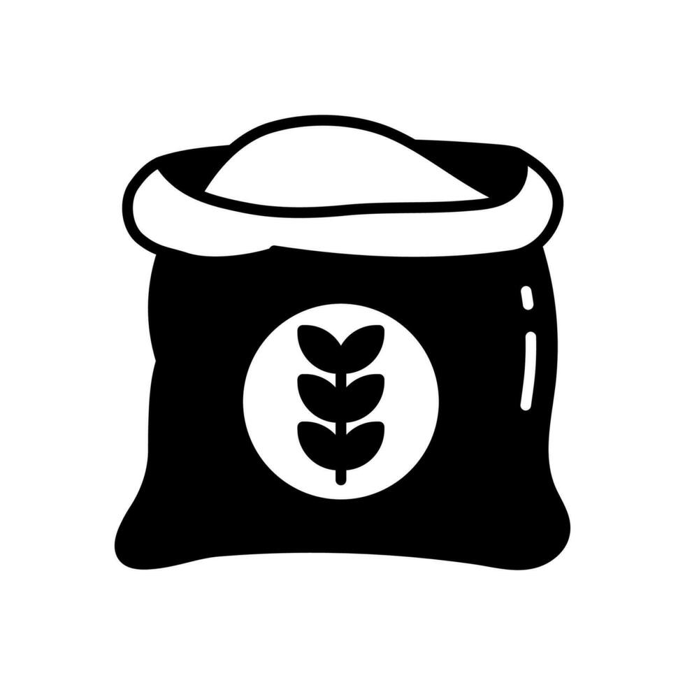 Flour icon in vector. Illustration vector