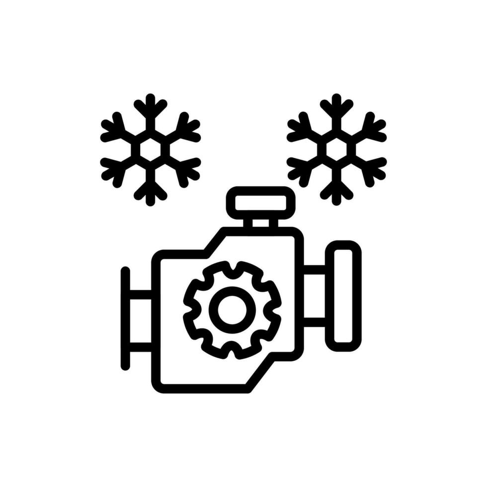 Engine Coolant icon in vector. Illustration vector