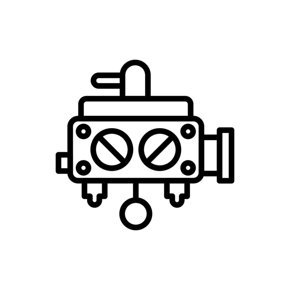Carburetor icon in vector. Illustration vector