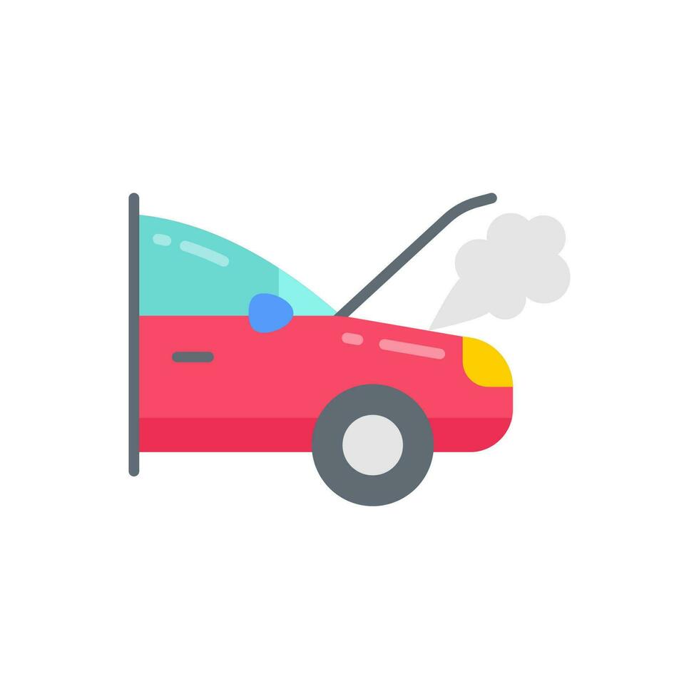 Smoke Damage icon in vector. Illustration vector