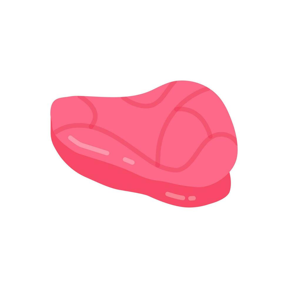 Meat icon in vector. Illustration vector