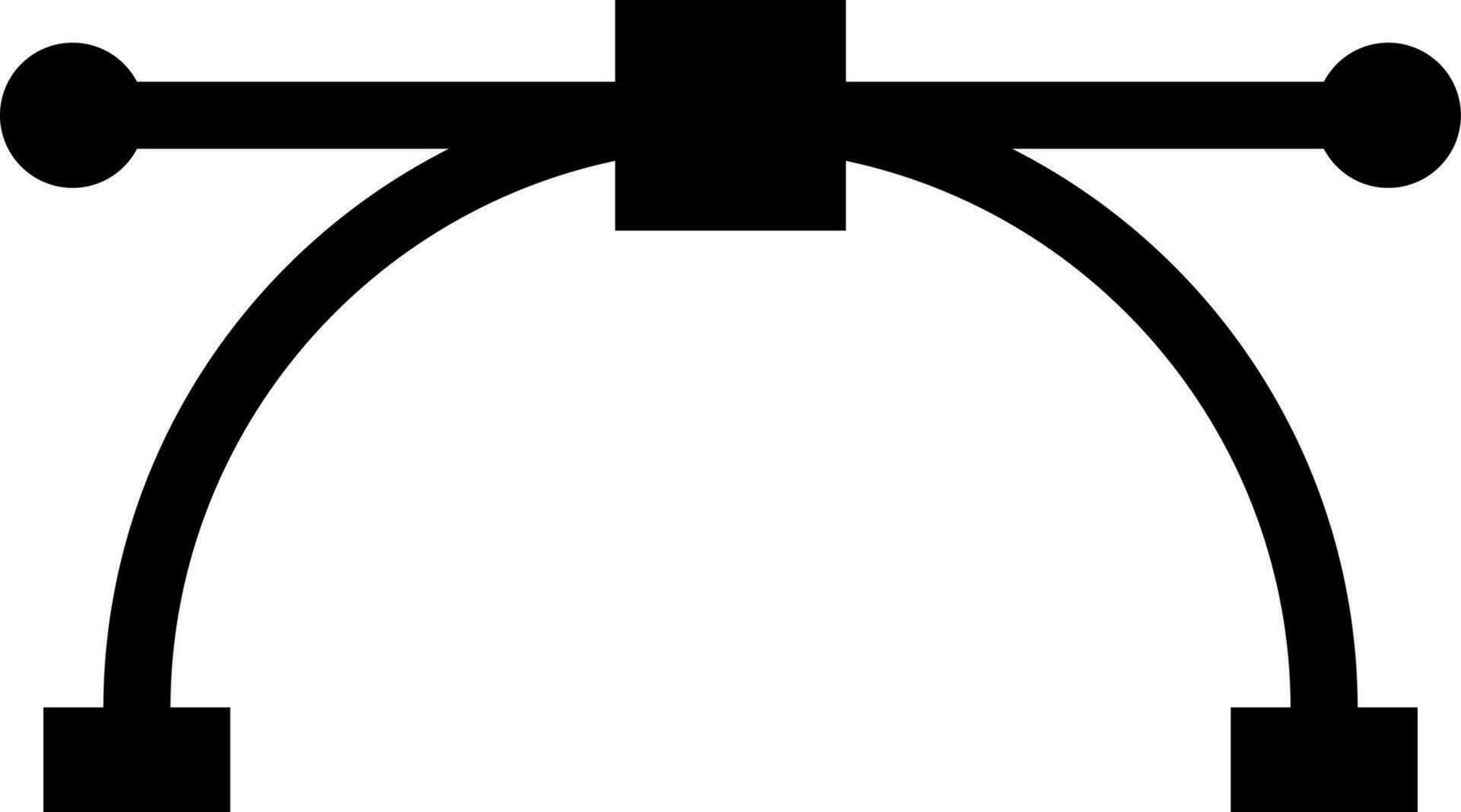Illustration of pen tool cursor icon. vector