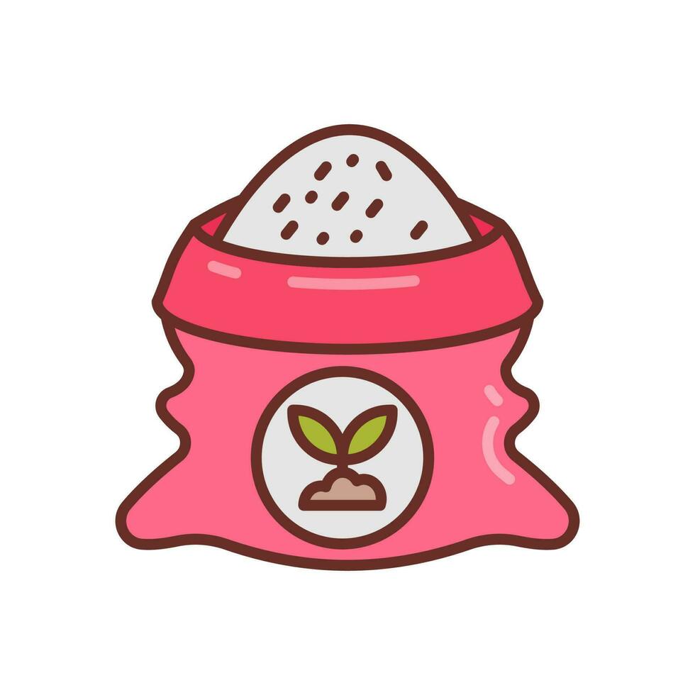 Rice icon in vector. Illustration vector