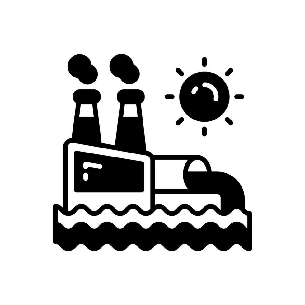 Water Contamination icon in vector. Illustration 24245246 Vector Art at