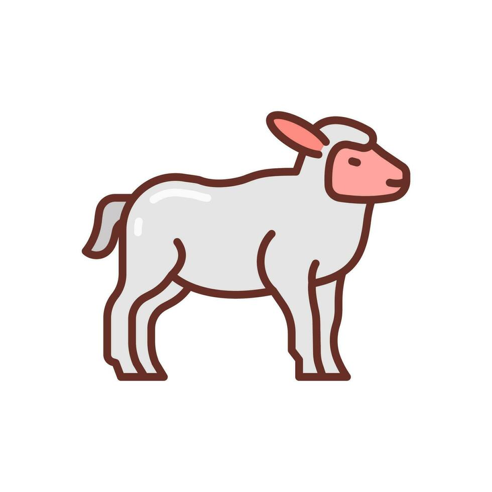 Lamb icon in vector. Illustration vector