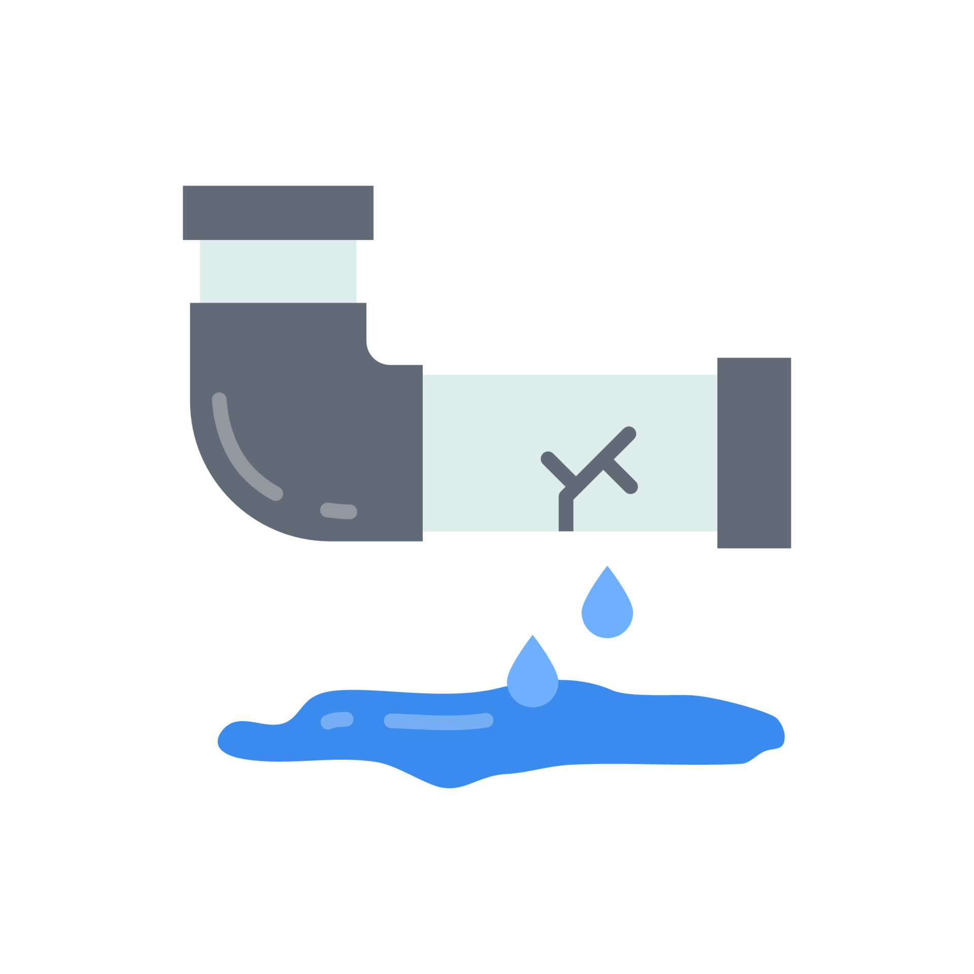 Broken Pipes icon in vector. Illustration 24245335 Vector Art at Vecteezy