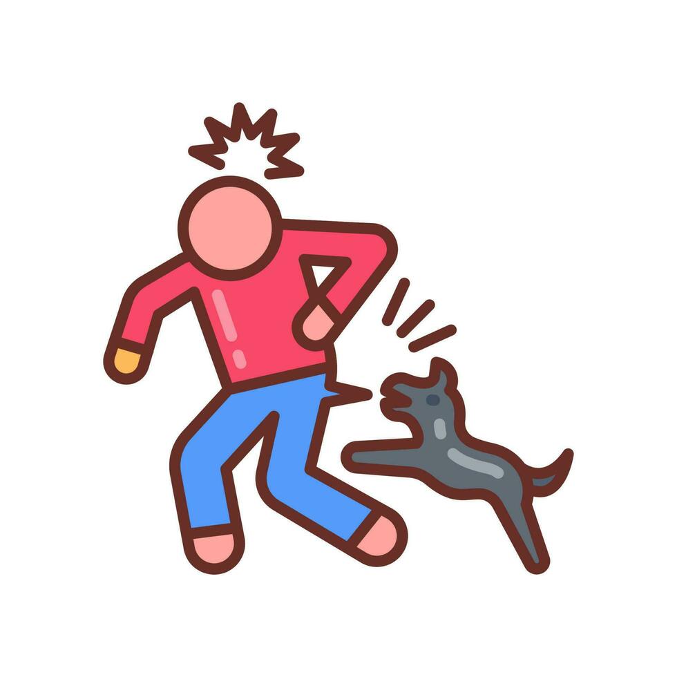 Animal Attack icon in vector. Illustration vector