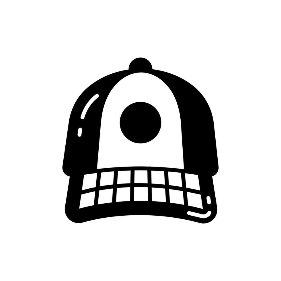 Solar Powered Cap icon in vector. Illustration vector