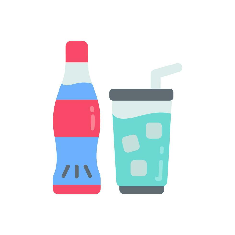 Soft Drinks icon in vector. Illustration vector