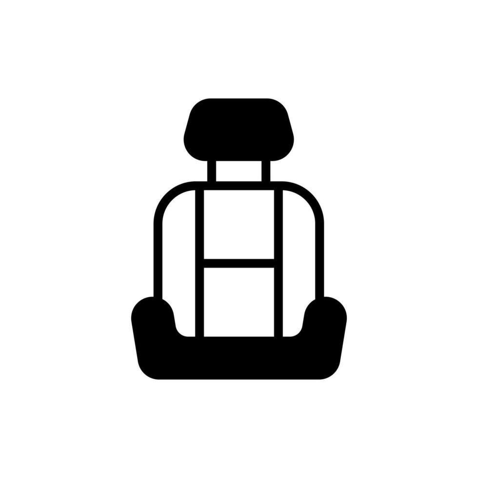 Car Seat icon in vector. Illustration vector