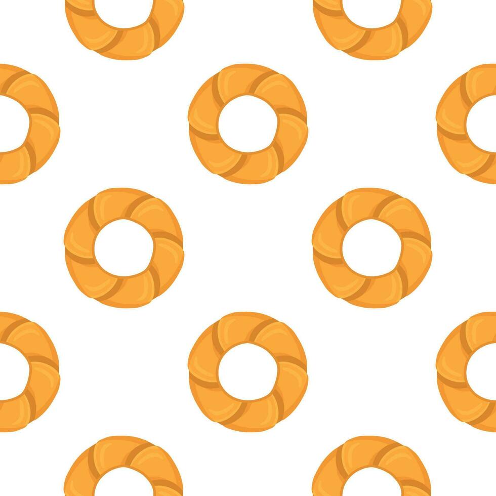 Pattern homemade cookie different taste in pastry biscuit vector