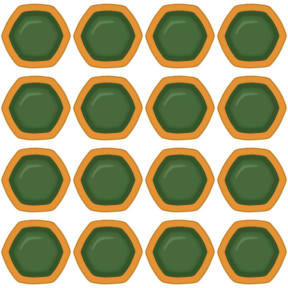 Pattern homemade cookie different taste in pastry biscuit vector