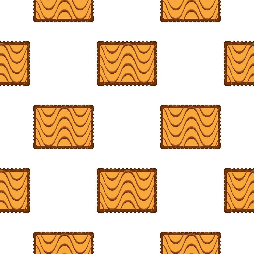 Pattern homemade cookie different taste in pastry biscuit vector