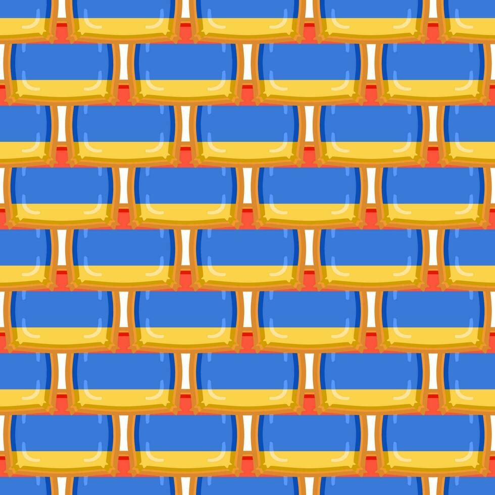 Pattern cookie with flag country Armenia in tasty biscuit vector
