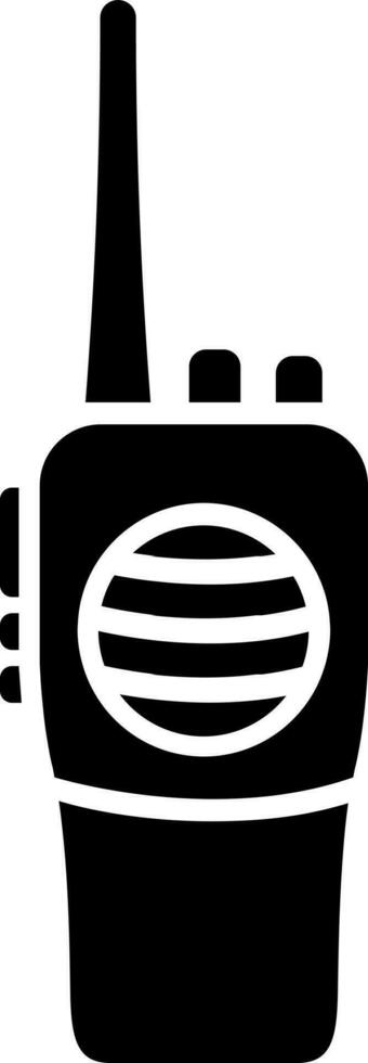 Illustration of walkie talkie icon. vector