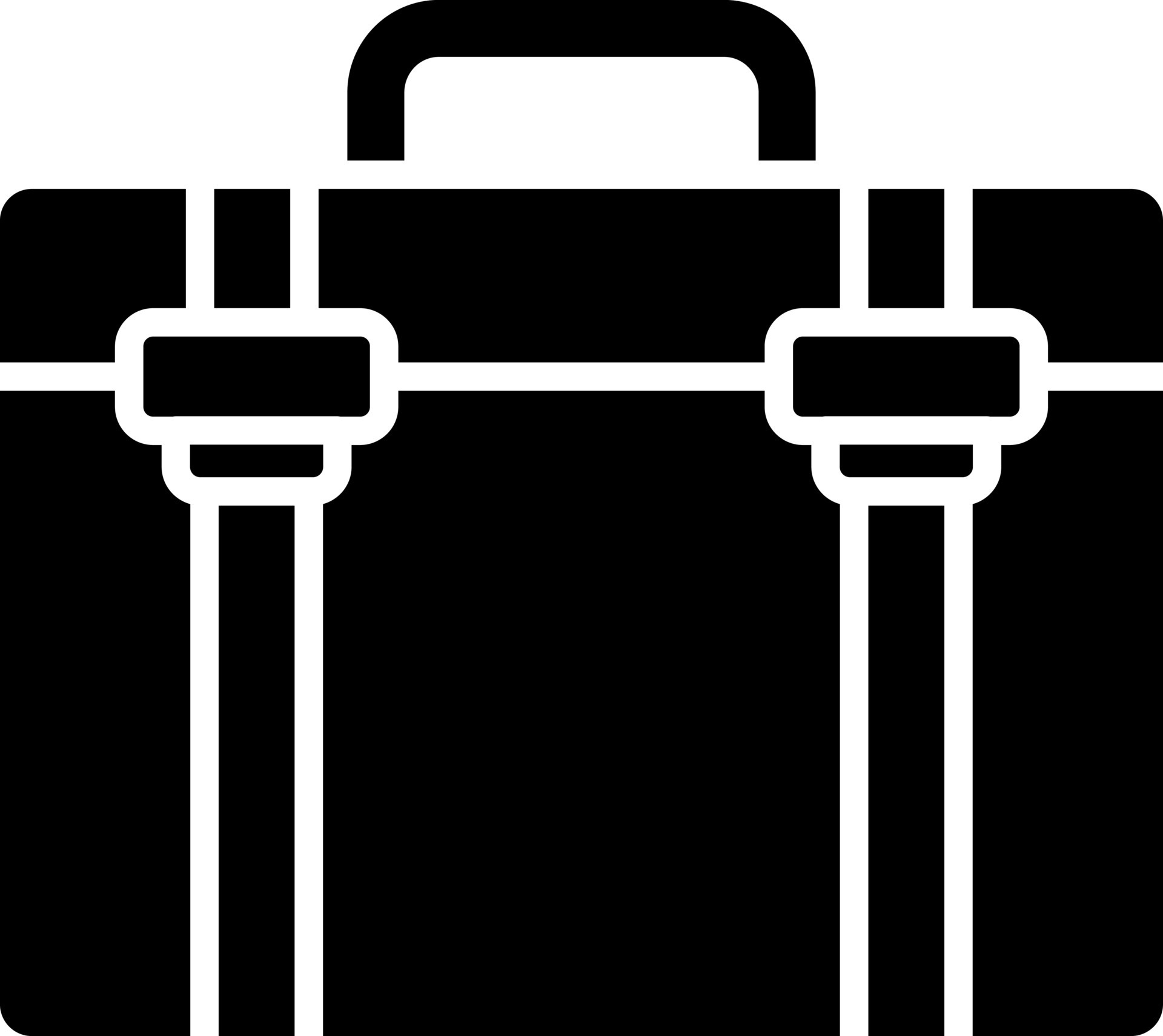 Flat style briefcase icon 24245887 Vector Art at Vecteezy