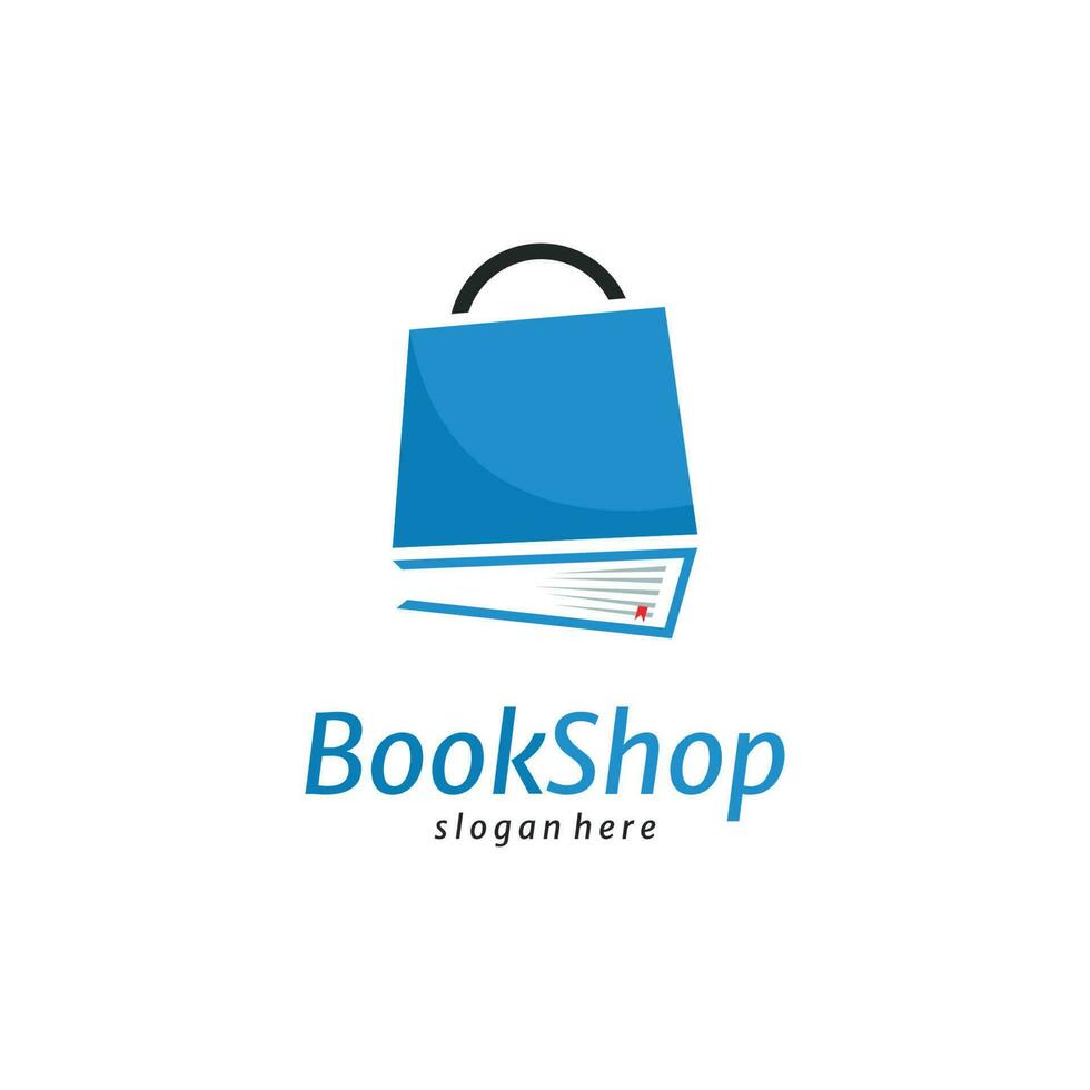 Bookstore Logo Template Vector Illustration