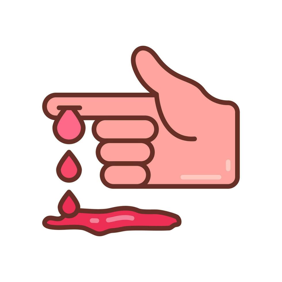 Blood Loss icon in vector. Illustration vector