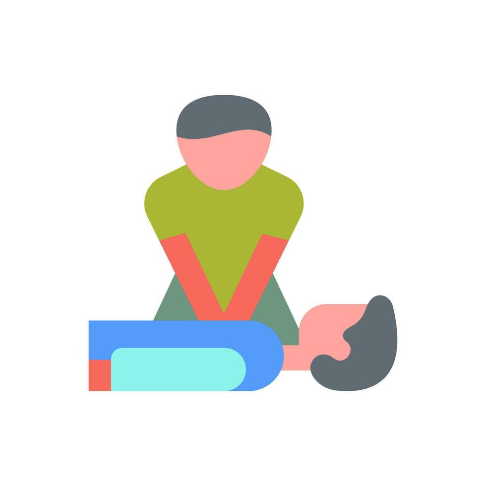 CPR icon in vector. Illustration vector