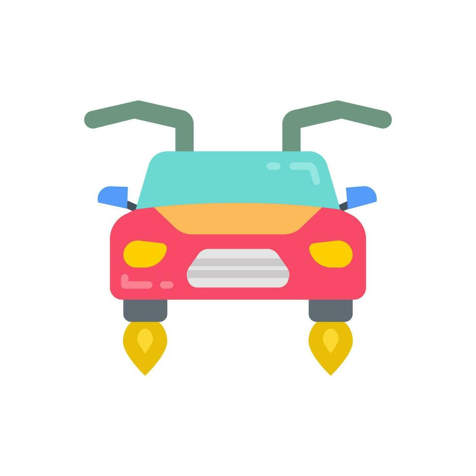 volador coche icono en vector. ilustración vector