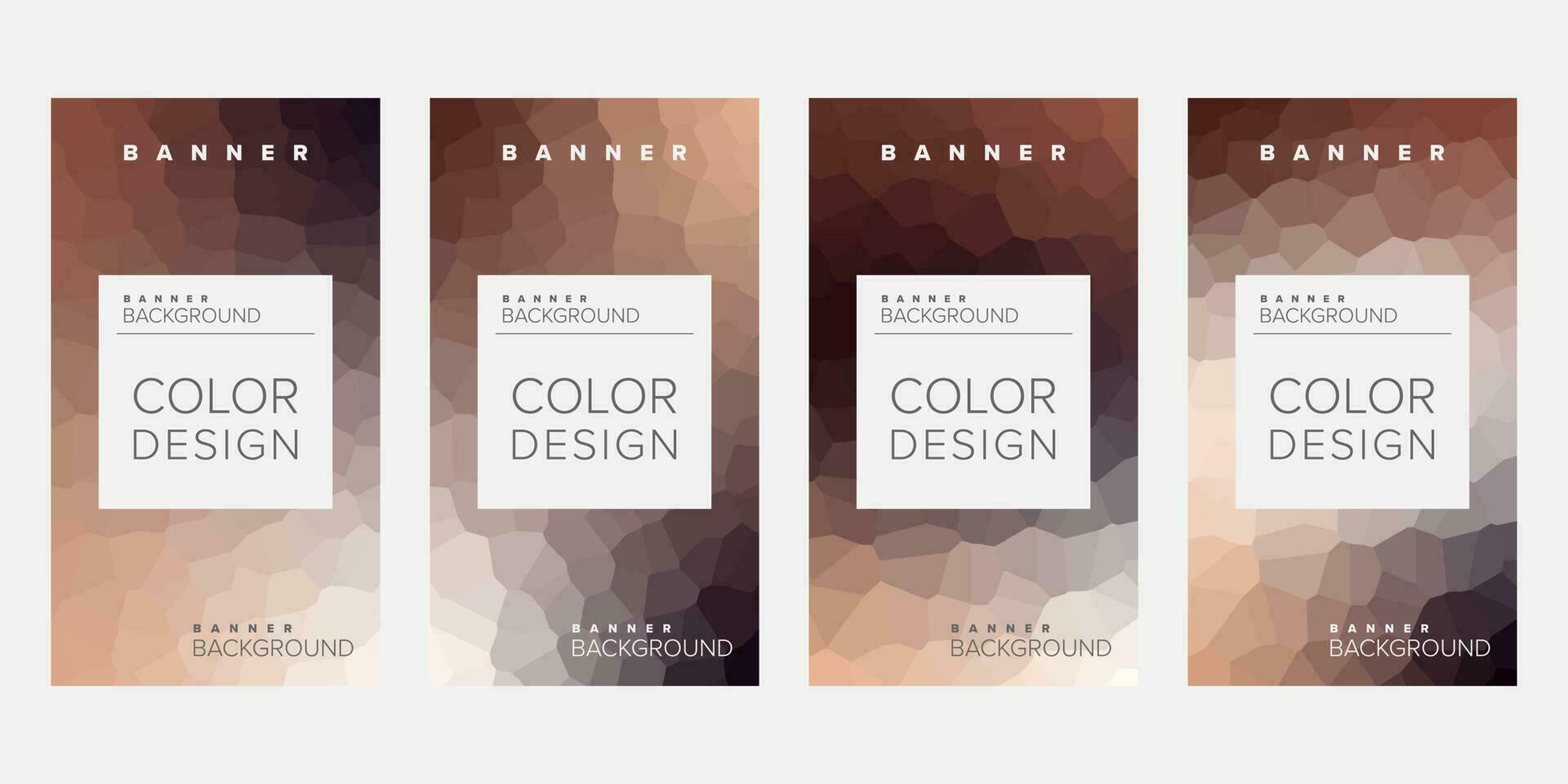 Color background banner vector design template