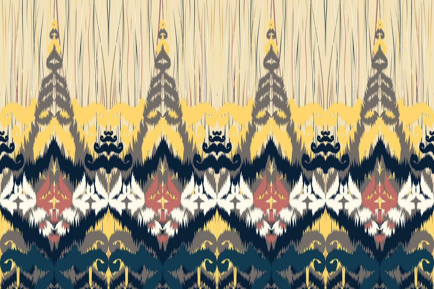 Indigenous pattern design, abstract, from geometric shapes, Asian style, used for background, home decoration, wallpaper. vector