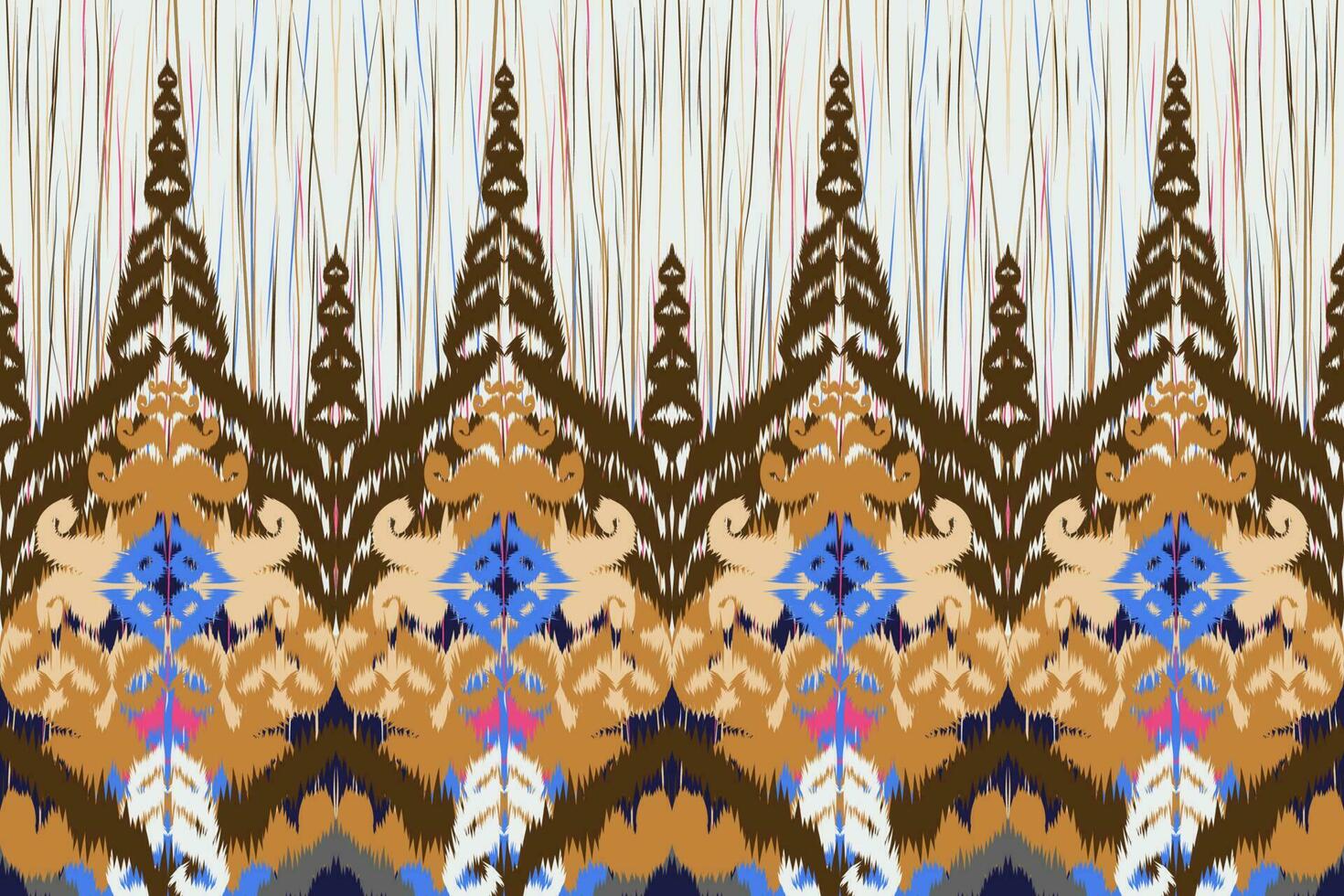 Indigenous pattern design, abstract, from geometric shapes, Asian style, used for background, home decoration, wallpaper. vector