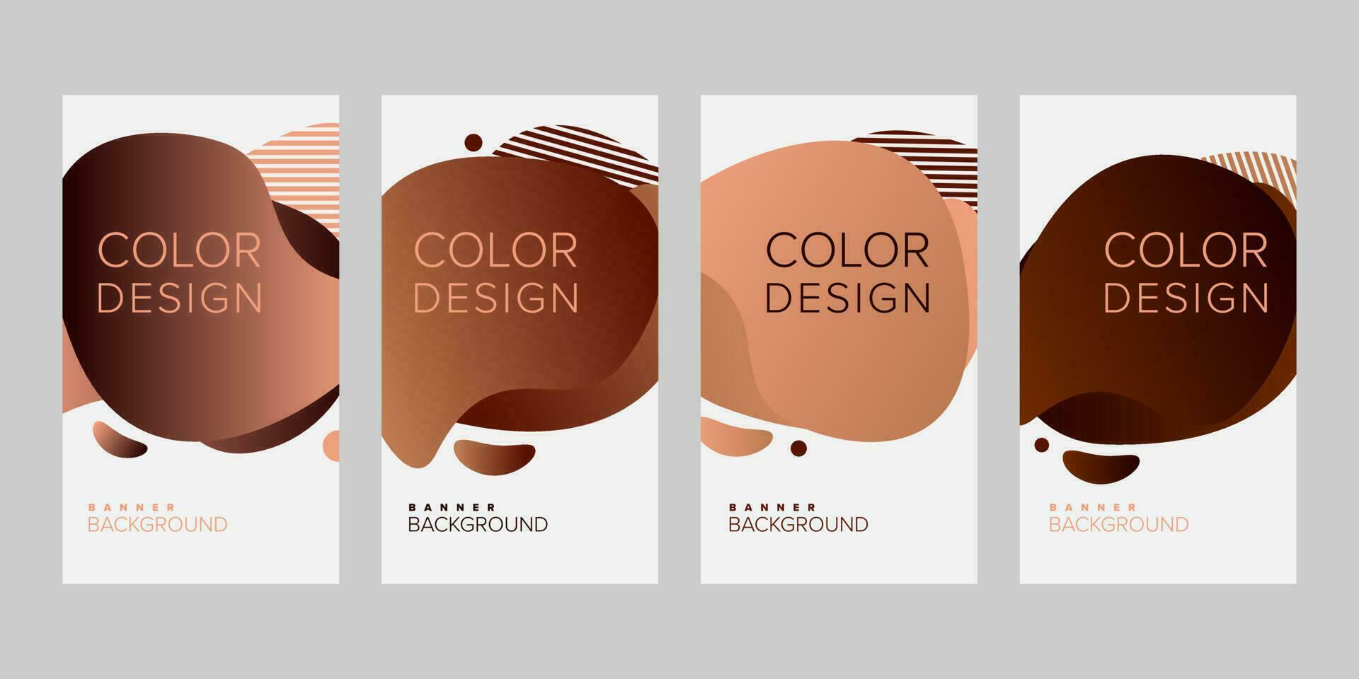 Color background banner vector design template