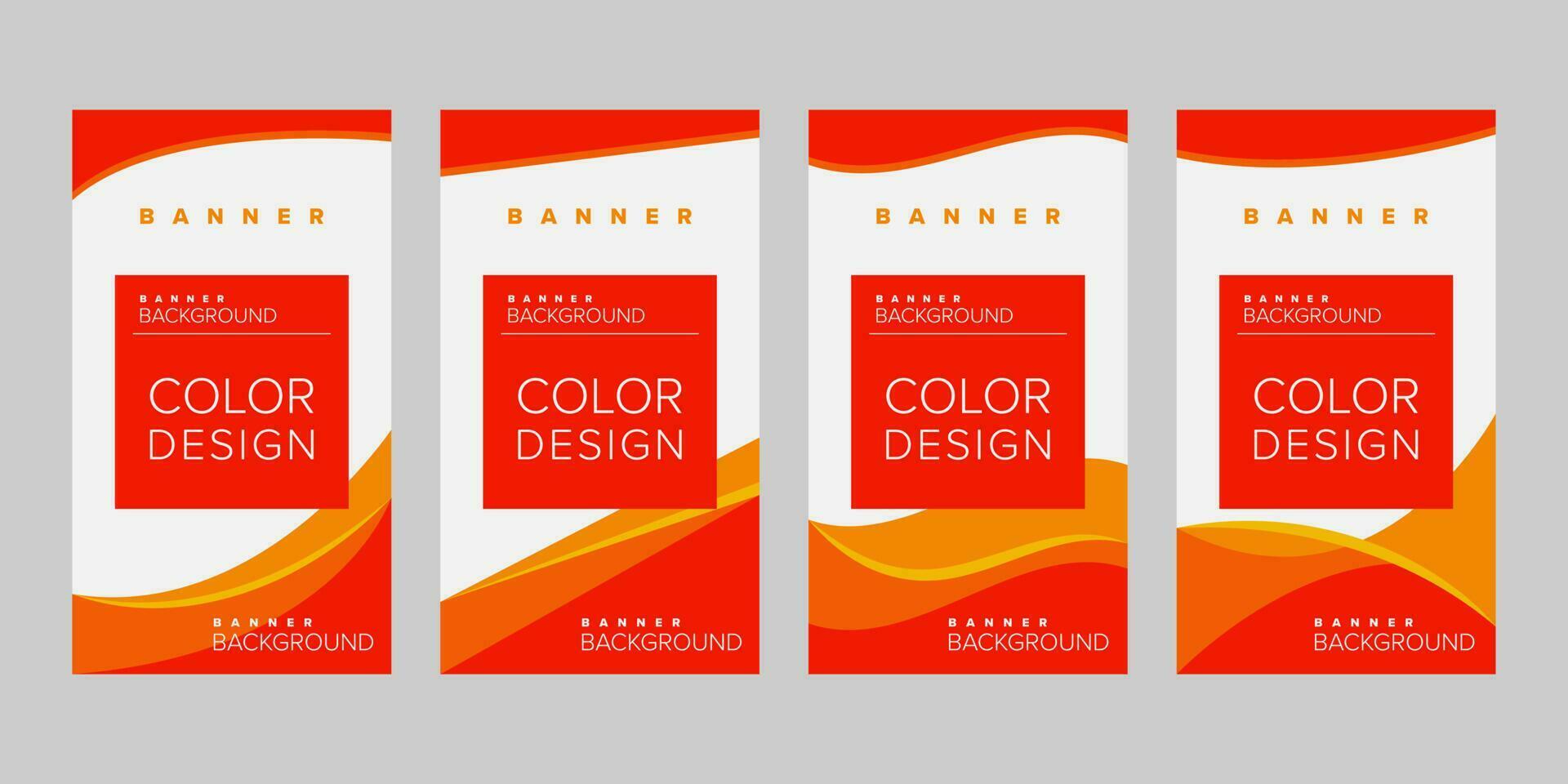 Color background banner vector design template