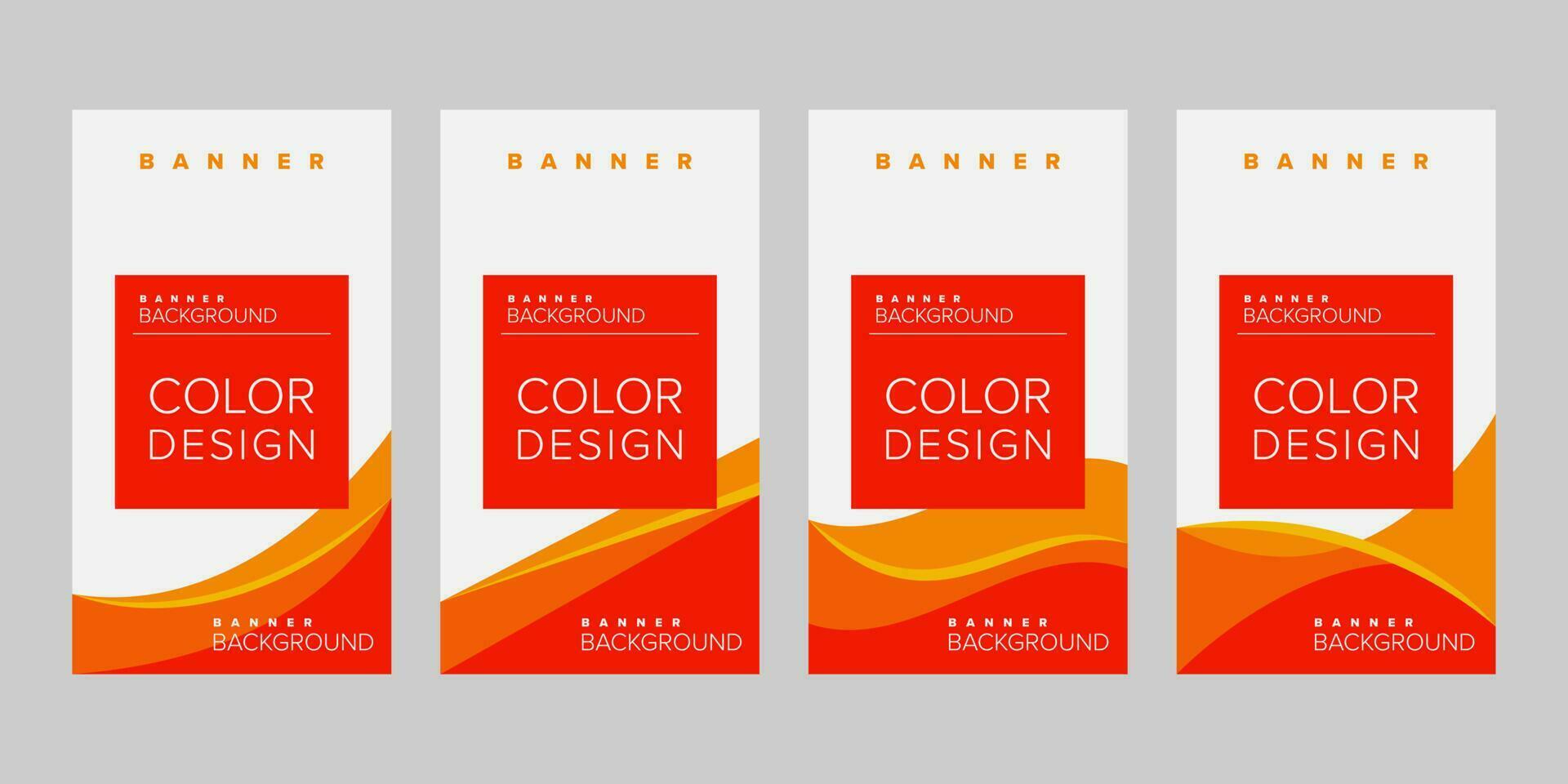 Color background banner vector design template