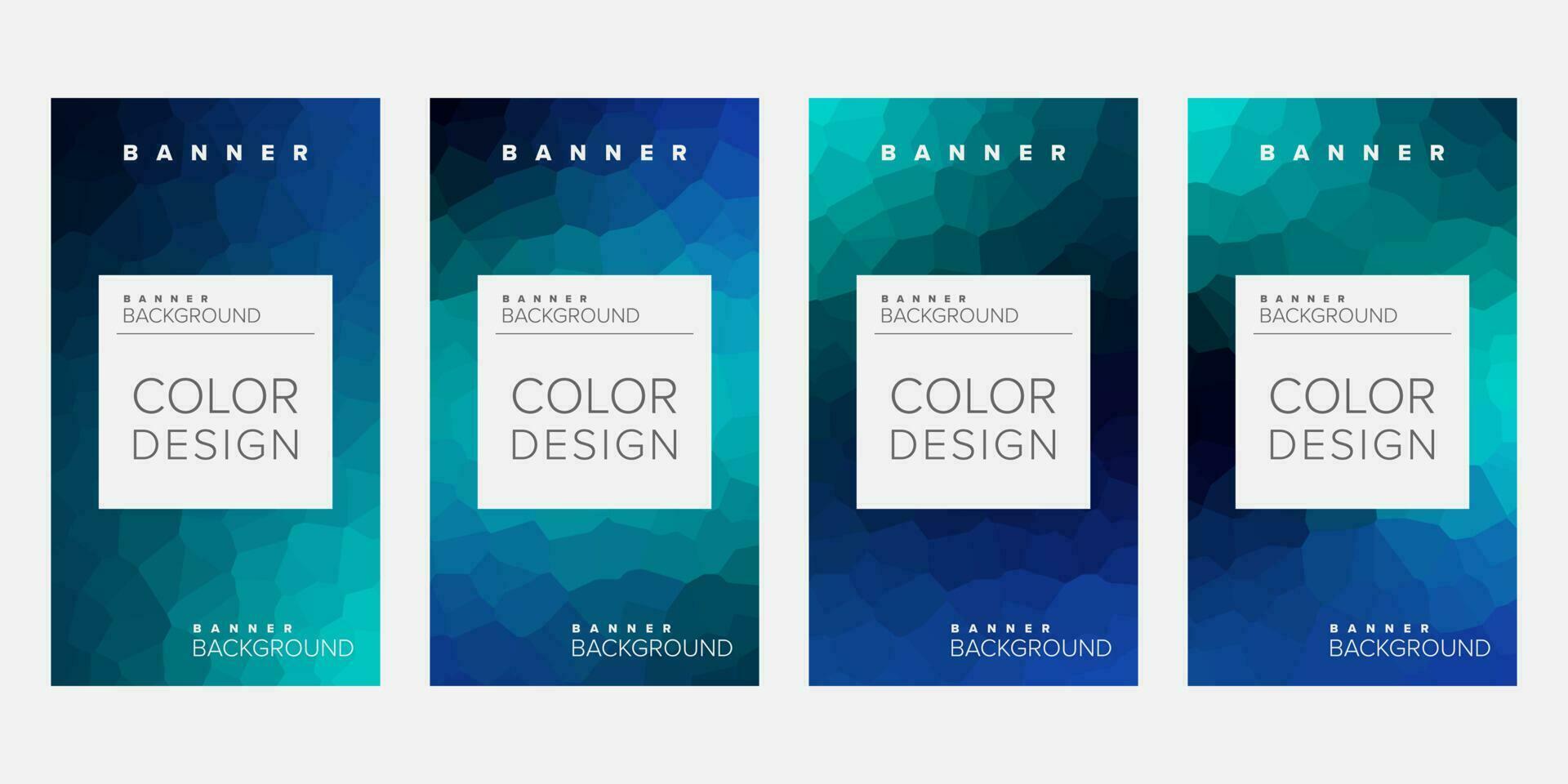 Color background banner vector design template