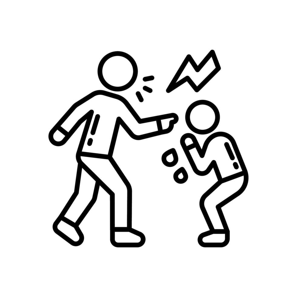 Child Abuse icon in vector. Illustration vector