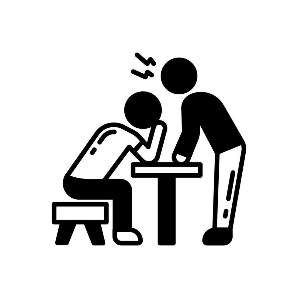Workplace Violence icon in vector. Illustration vector