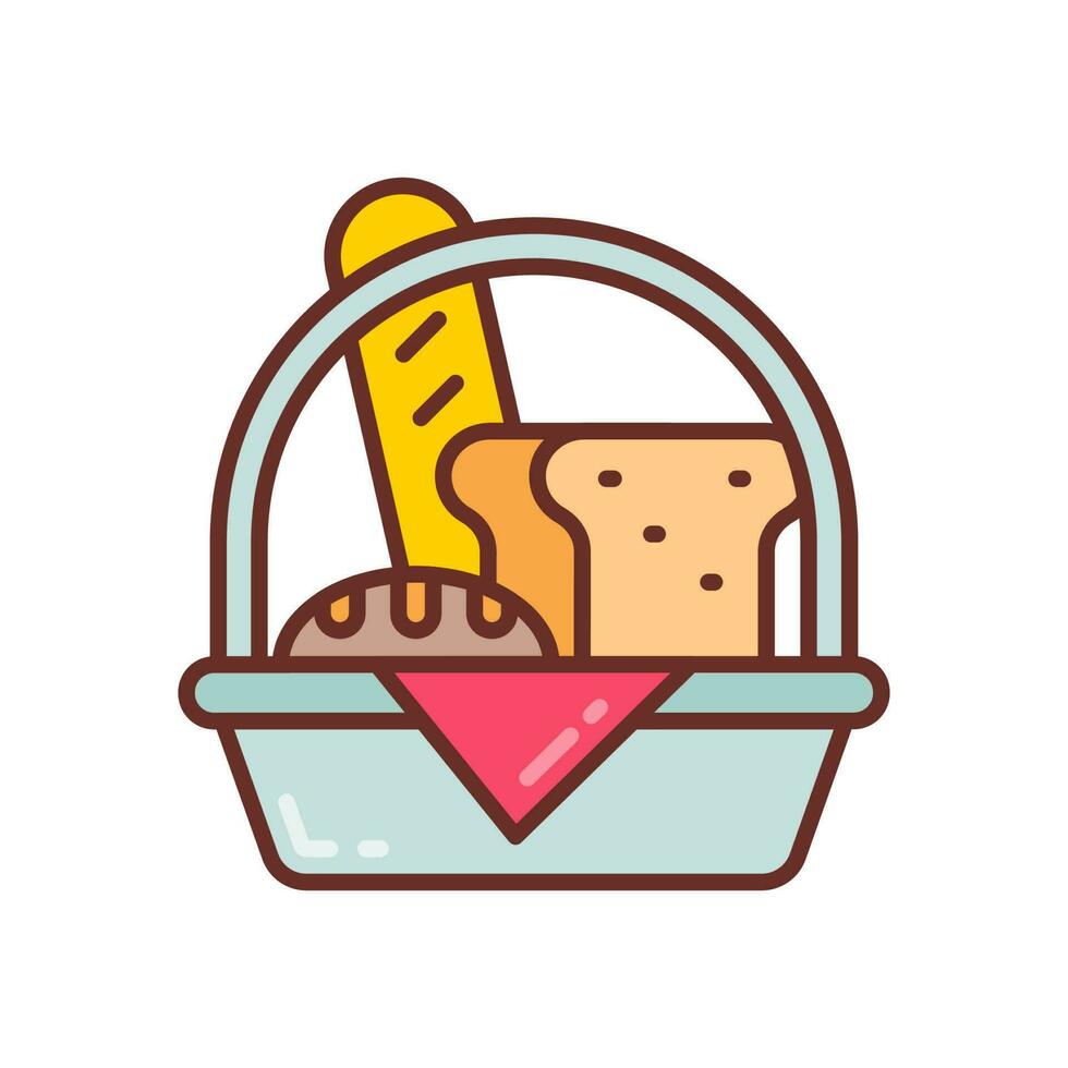 Breads icon in vector. Illustration vector