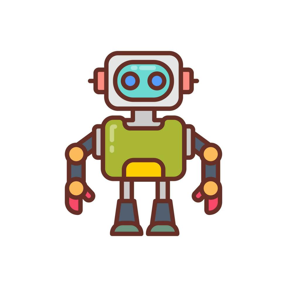 Humanoid icon in vector. Illustration vector