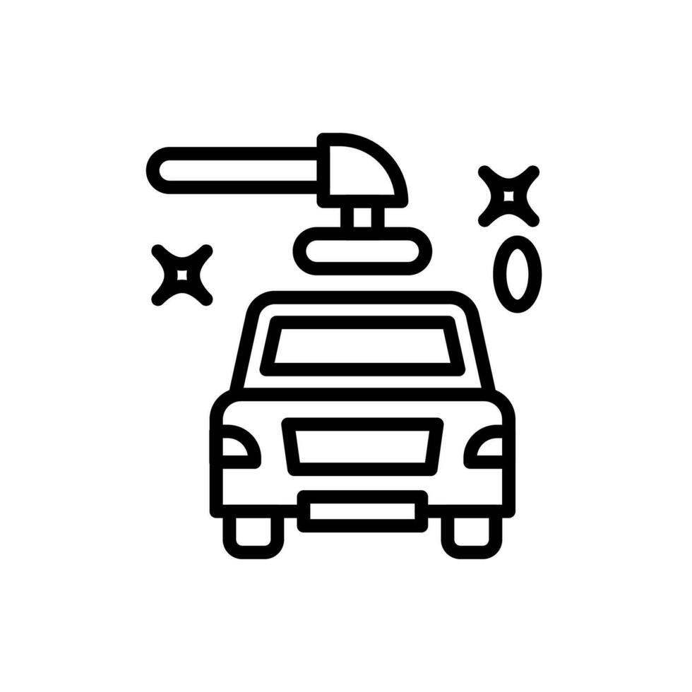 coche pulido icono en vector. ilustración vector