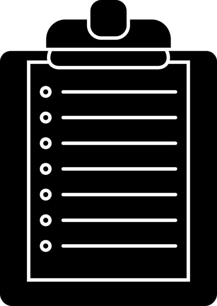 Clipboard or voting list icon vector