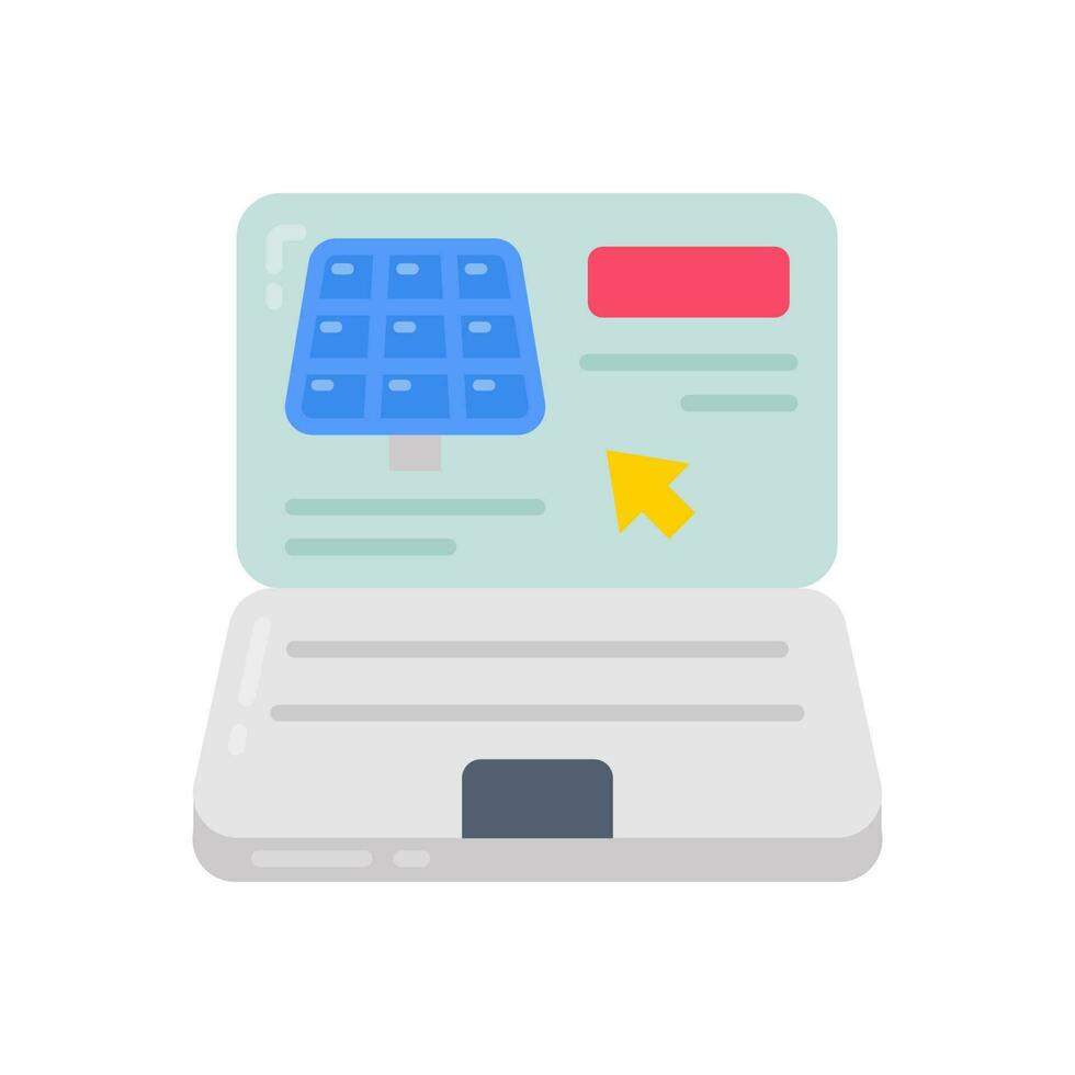 Solar Control icon in vector. Illustration vector
