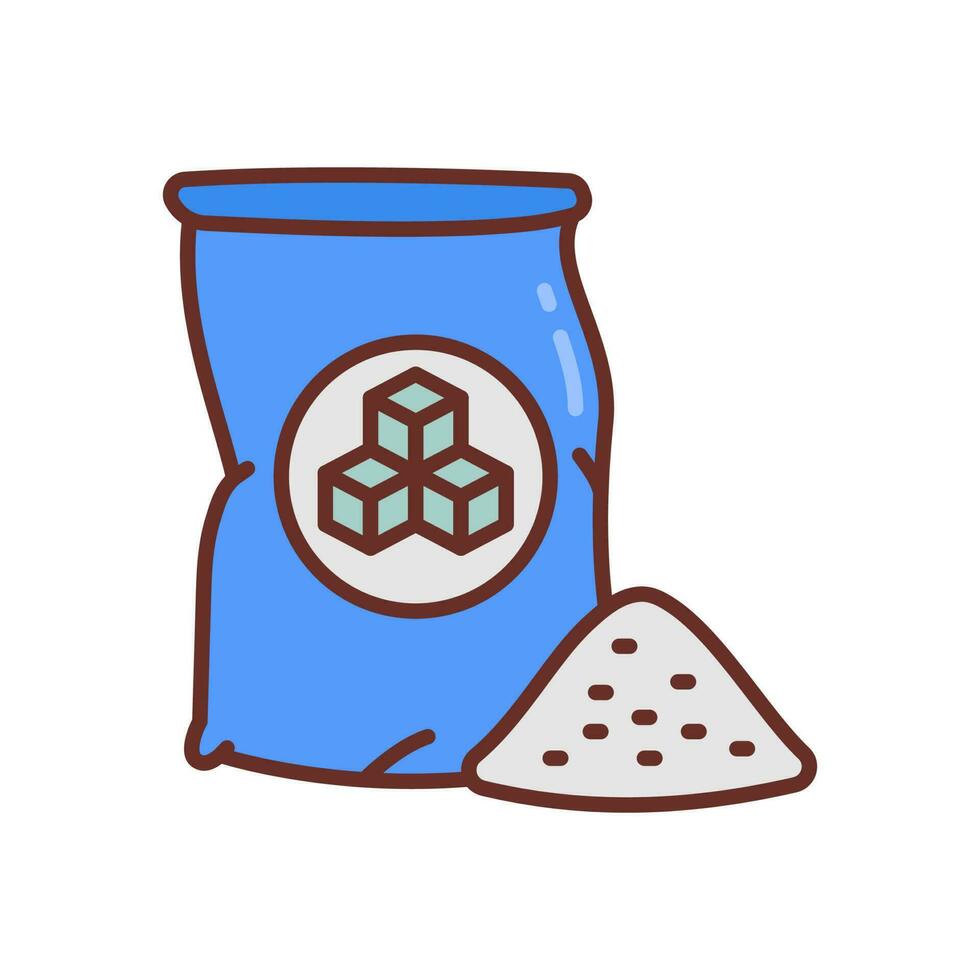 Sugar icon in vector. Illustration vector