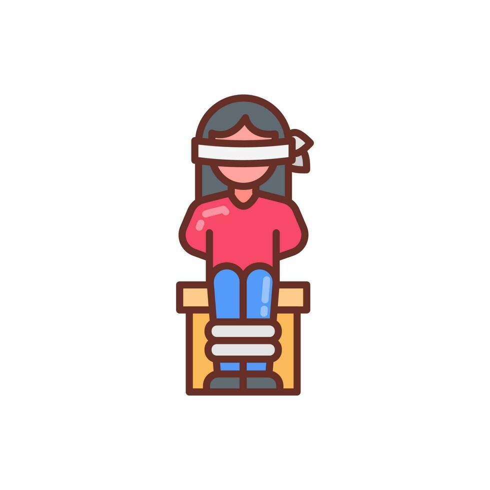 Hostage Situation icon in vector. Illustration vector