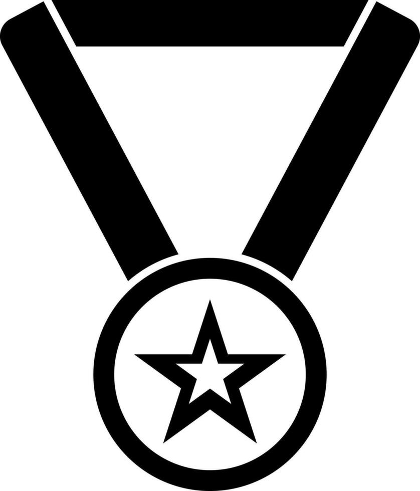 medal icon in flat style. vector