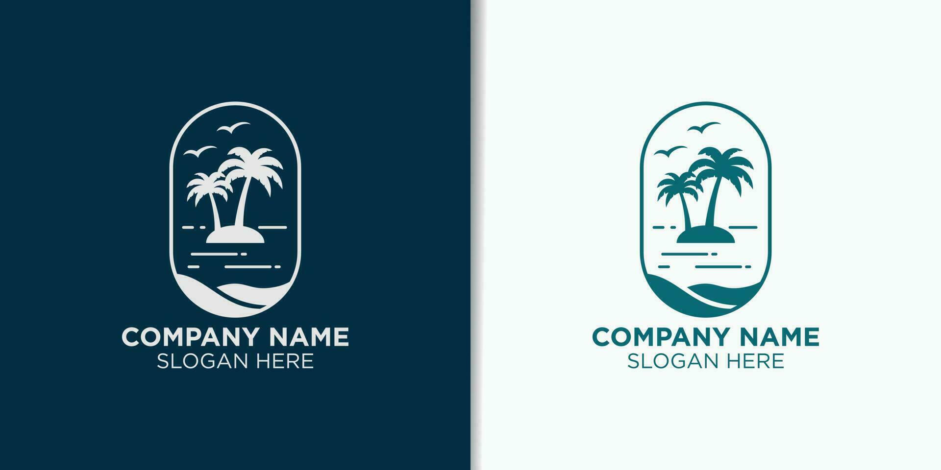 summer vintage logo design vector, holiday retro design, travel logo identity vector