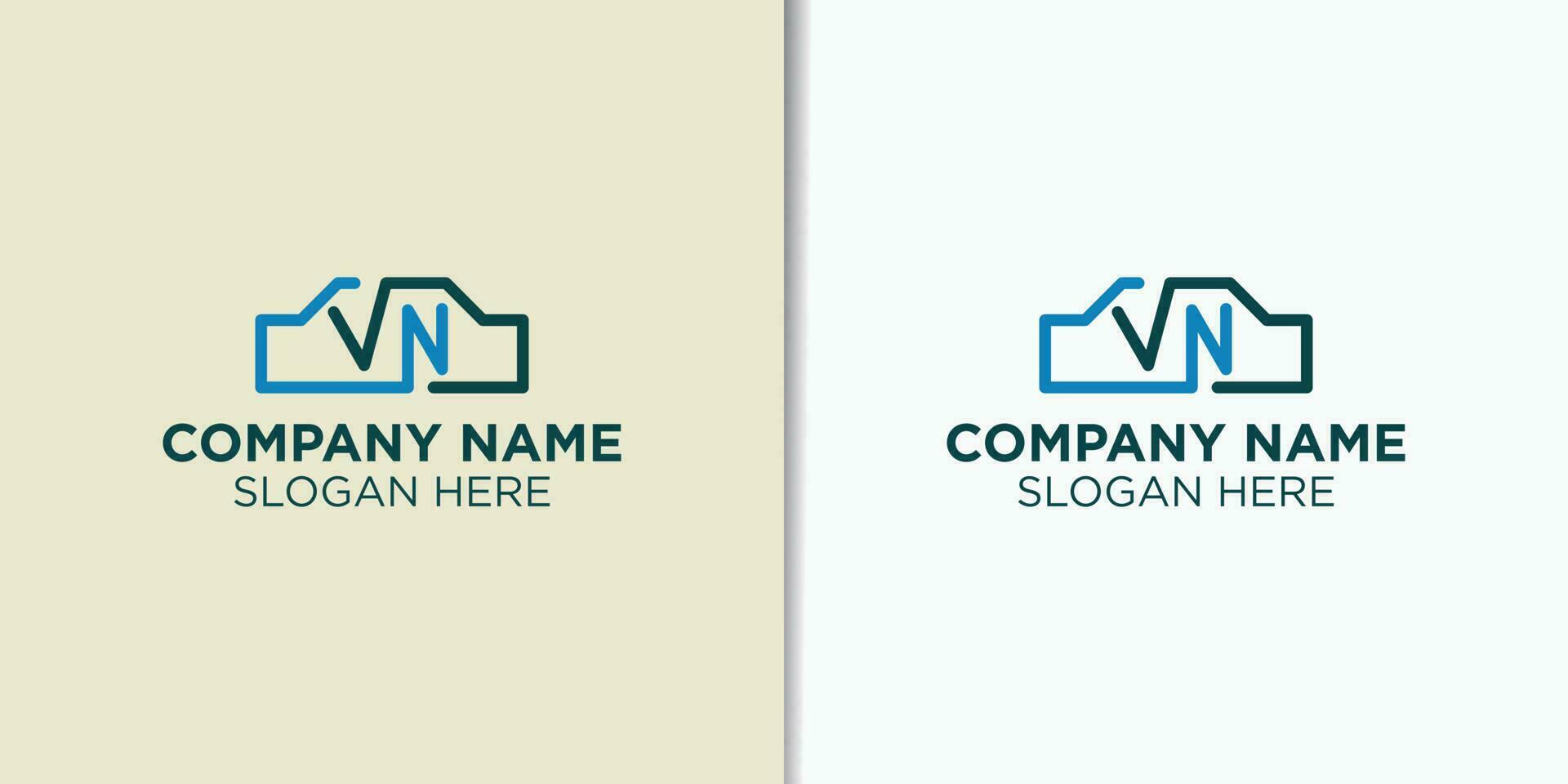 letter V and car logo design template, letter logo, business logo vector