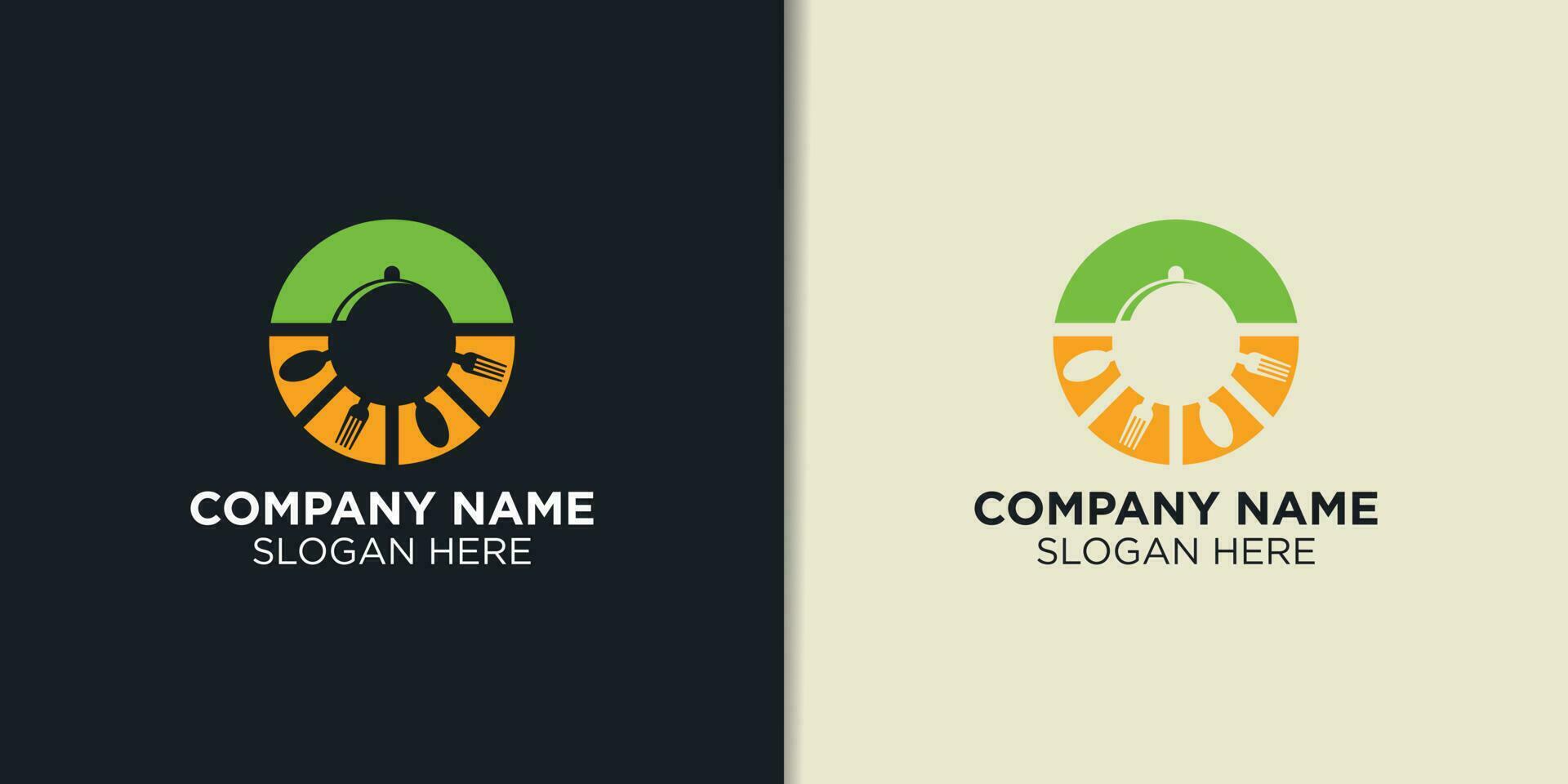 food menu logo design vector, restaurant logo inspiration, cooking tool logo vector